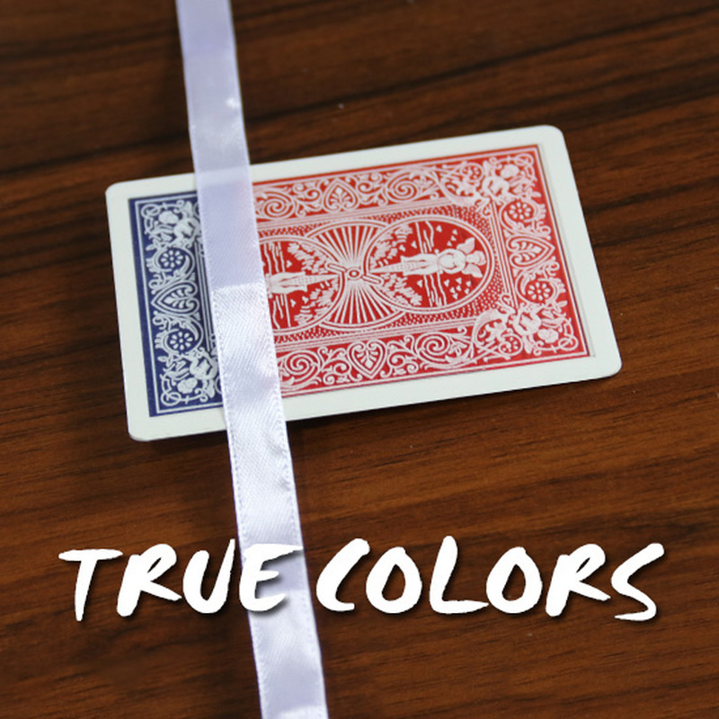 에릭 치엔 & Tcc 매직 트릭 (기믹 및 온라인 설명) 의 트루 컬러 클로즈업 매직 소품, 착시 카드 매직 마술사